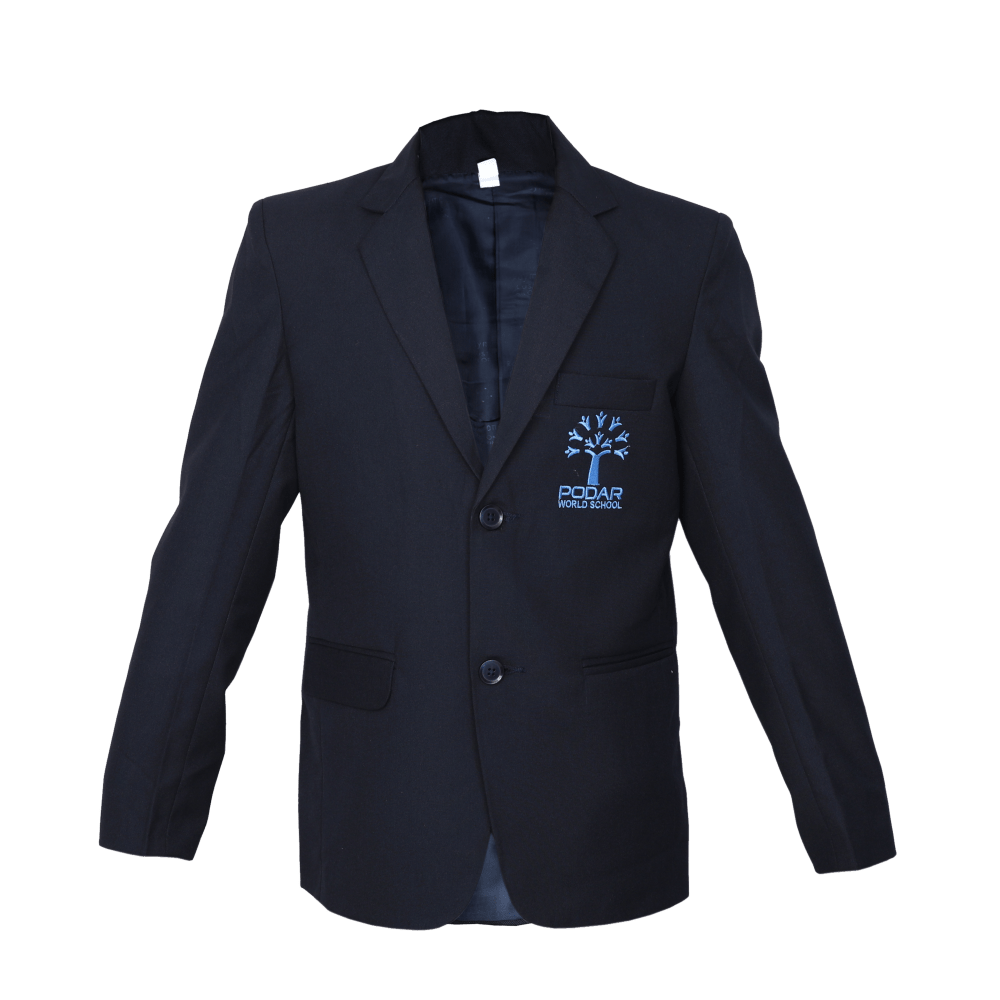 Podar World School Blazer with Blue Logo