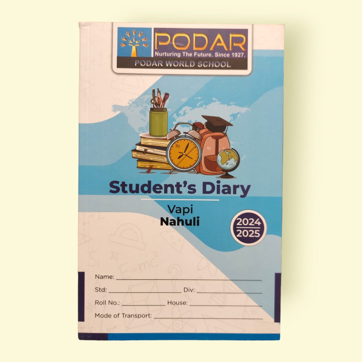 Podar World School, Vapi - Nahuli (School Diary)