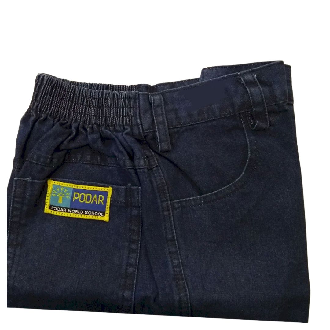 Podar World School Trousers - Navy Blue